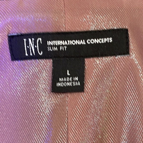 INC International Concepts three piece floral men’s slim fit suit - Picture 5 of 8